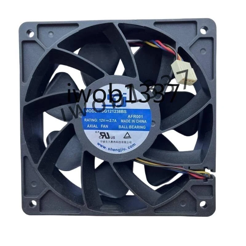 

Новый вентилятор SJ SG121238BS DC 12V 2.7A для серверов S7 S9 T9 L3, 6 шт., квадратный, мощный