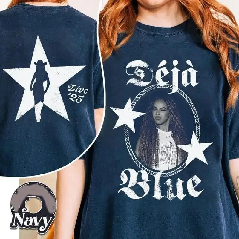 Déjà Blue Cowboy Tour inspiriertes T-Shirt, Déjà Blue Shirt, AN53532