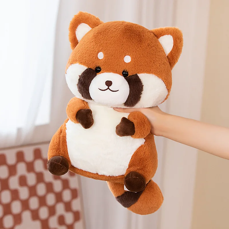 35CM Kawaii Plush Raccoon Plush Toys Lovely raccoon Pillow Stuffed Soft Animal Cushion Nice Birthday Christmas Gift for Girl