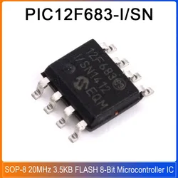 5-50PCS PIC12F683-I/SN SOIC-8 PIC12F683 12F683 20MHz 3.5KB (2K X 14) FLASH PIC 8-Bit Microcontroller IC