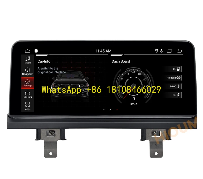 

10,25-дюймовый Android 12 Snapdragon 8 ядер 4 + 64G GPS-мультимедийный плеер для BMW 1 серии 118i 120i E81 E82 E87 E88 Автомобильное видео-радио