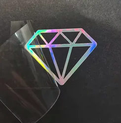 Etiqueta engomada del logotipo 3D del holograma personalizado, etiquetas impermeables del embalaje del vinilo, etiquetas holográficas que cambian de Color, pegatinas de transferencia UV
