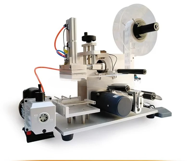 2026-Super Quality Hot Sales Semi Automatic Flat Label Applicator Manual Labeling Machine