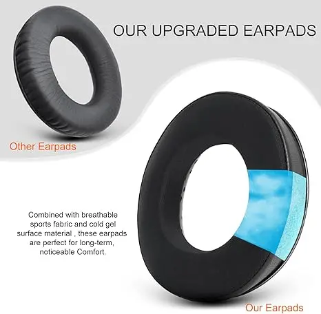 

Cooling gel Replacement Earpads for Beyerdynamic DT770/Pro DT880/Pro DT 990/Pro/DT440 Headphones Earmuff Ear Cushion Pads