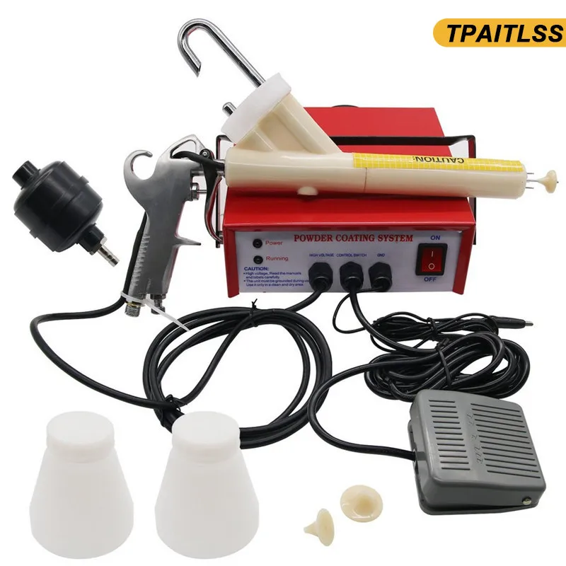 Portable Manual Spray Gun Electrostatic Spray Powder Coating Gun Sheet Metal Shell Spraying Equipment Molding Machine