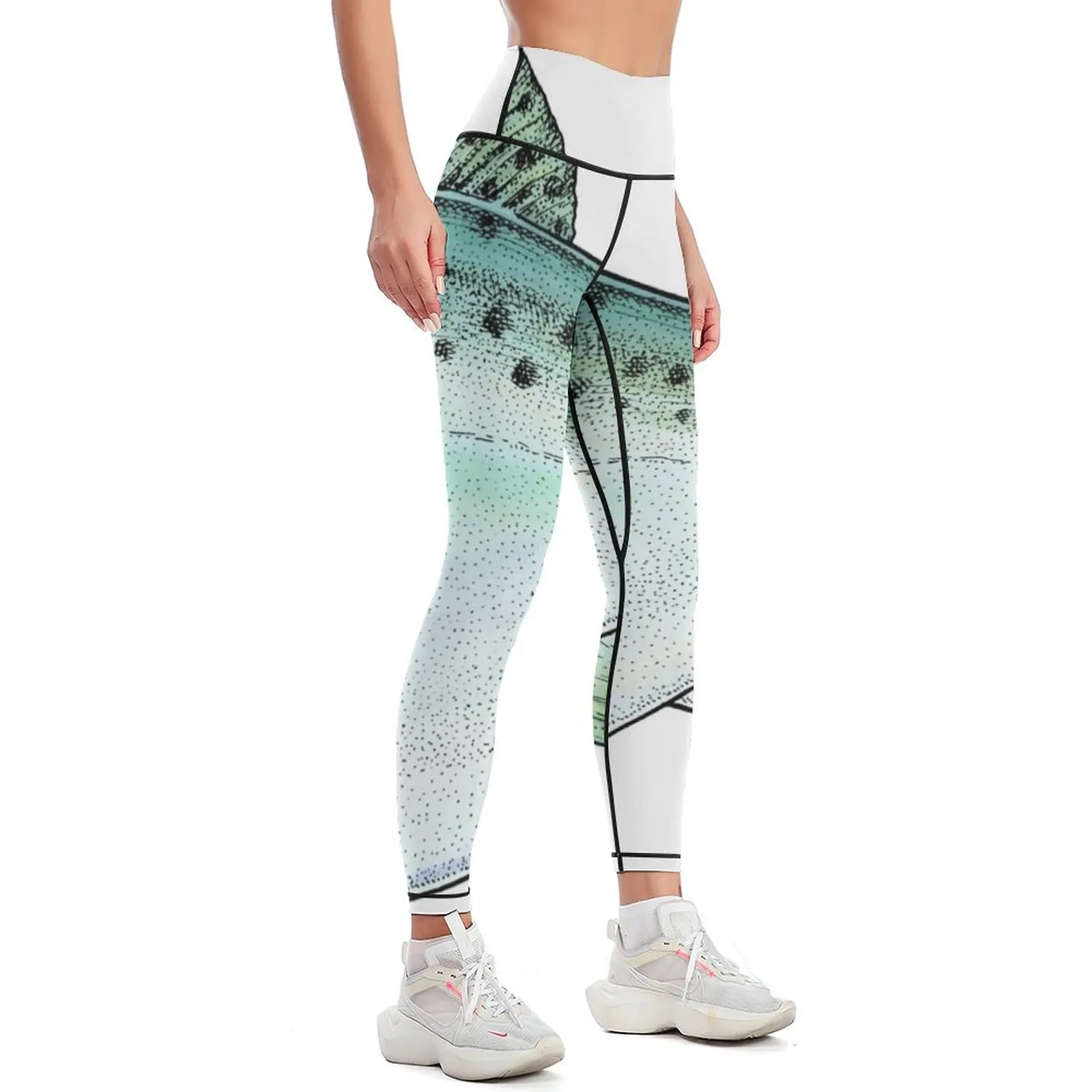 Coho Alaska Salmon Leggings joggers for harem pants Tight fitting woman sports shirts gym Womens Leggings