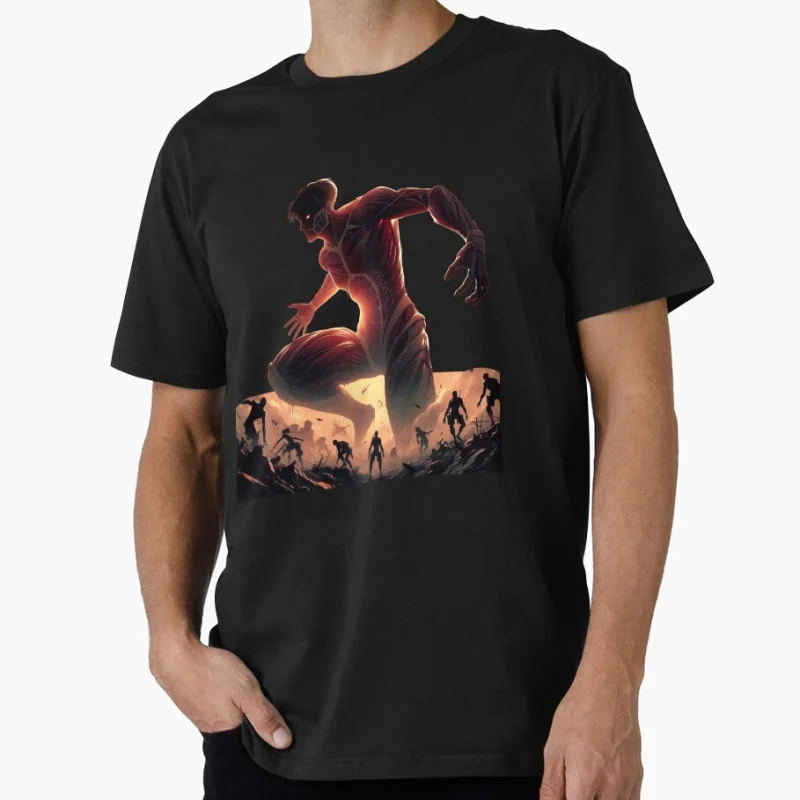 

Armored Titan Levi Attack On Titan Gift t shirt for Anime lover Manga Graphic Tee Y2K clothes Large size Tops cartoon shirts