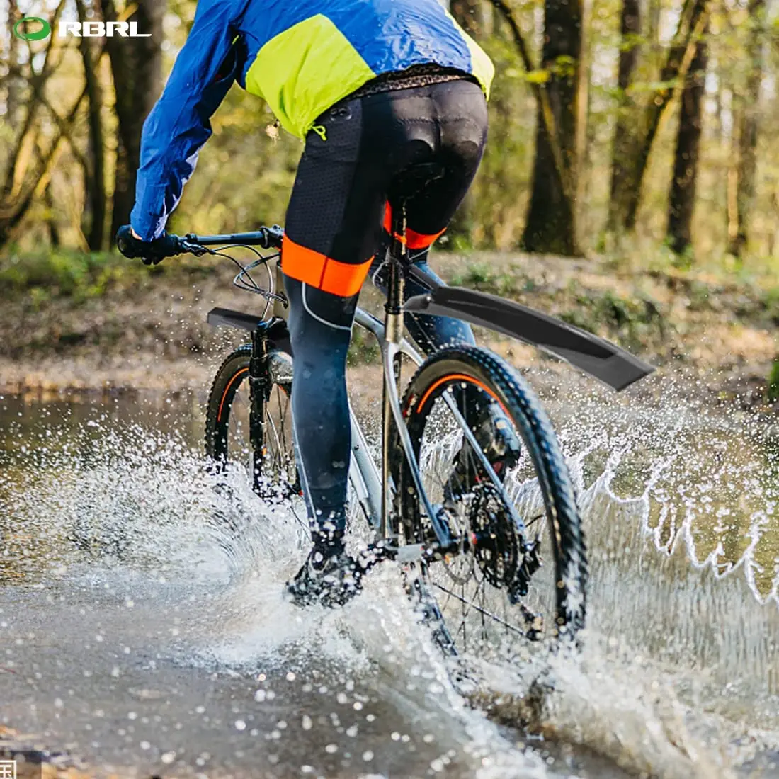 RBRL Mtb błotnik błotniki do roweru 27.5 regulowany błotnik do roweru górskiego poszerza wydłużone akcesoria rowerowe