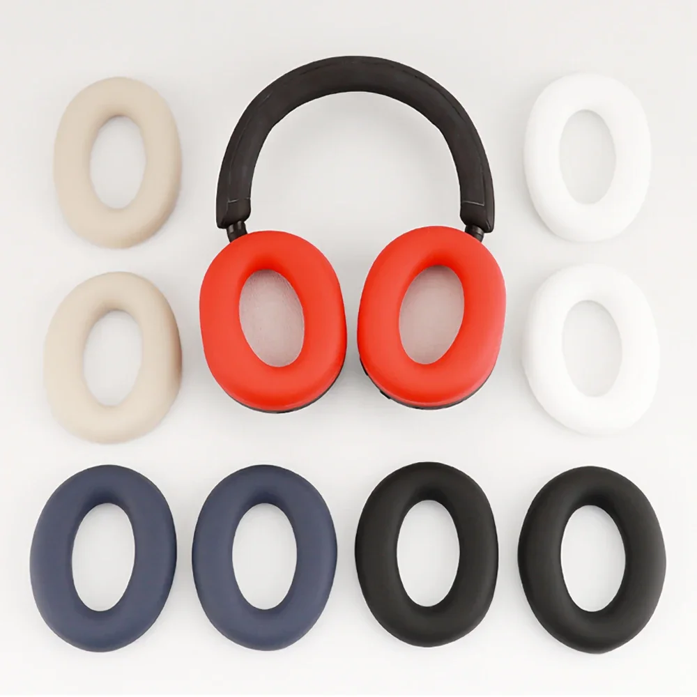 Funda protectora de silicona para auriculares Sony WH-1000XM5, Protector de calidad para auriculares XM5