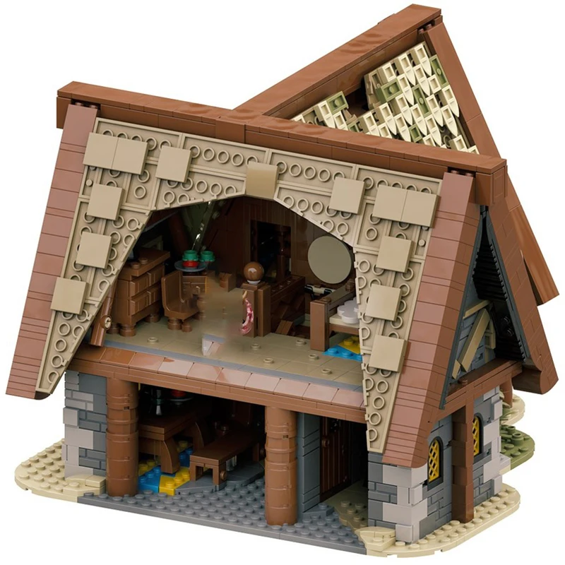 منتج جديد رائع MOC بنة نموذج فايكنغ التكنولوجيا القبلية وحدات لعبة الأطفال لتقوم بها بنفسك مجموعة التجميع