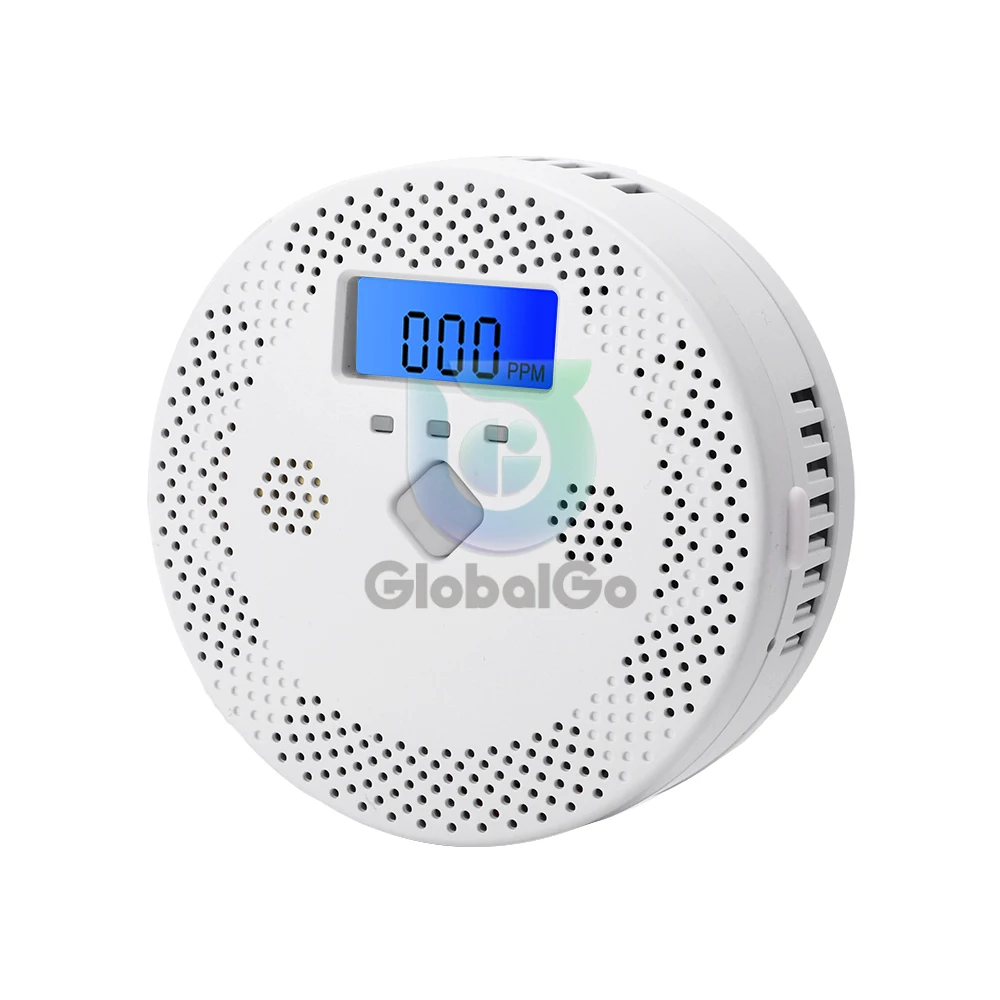 

Tuya WiFi Smart Carbon Monoxide Detector Alarm 70dB Sound Warning LCD Digital Display Indoor home Security CO Poisoning Siren