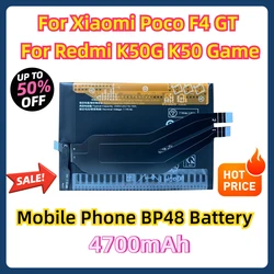 For Xiaomi Poco F4 GT for Redmi K50G K50 Game Mobile Phone BP48 4700mAh Battery