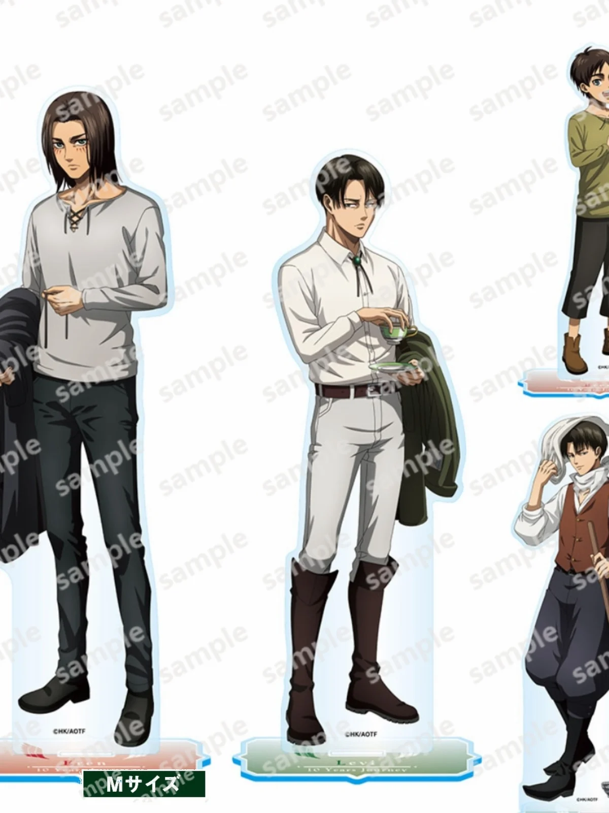 Attack On Titan past and future ver. Acrylic stand Cosplay Acrylic Stand Model Plate Standing