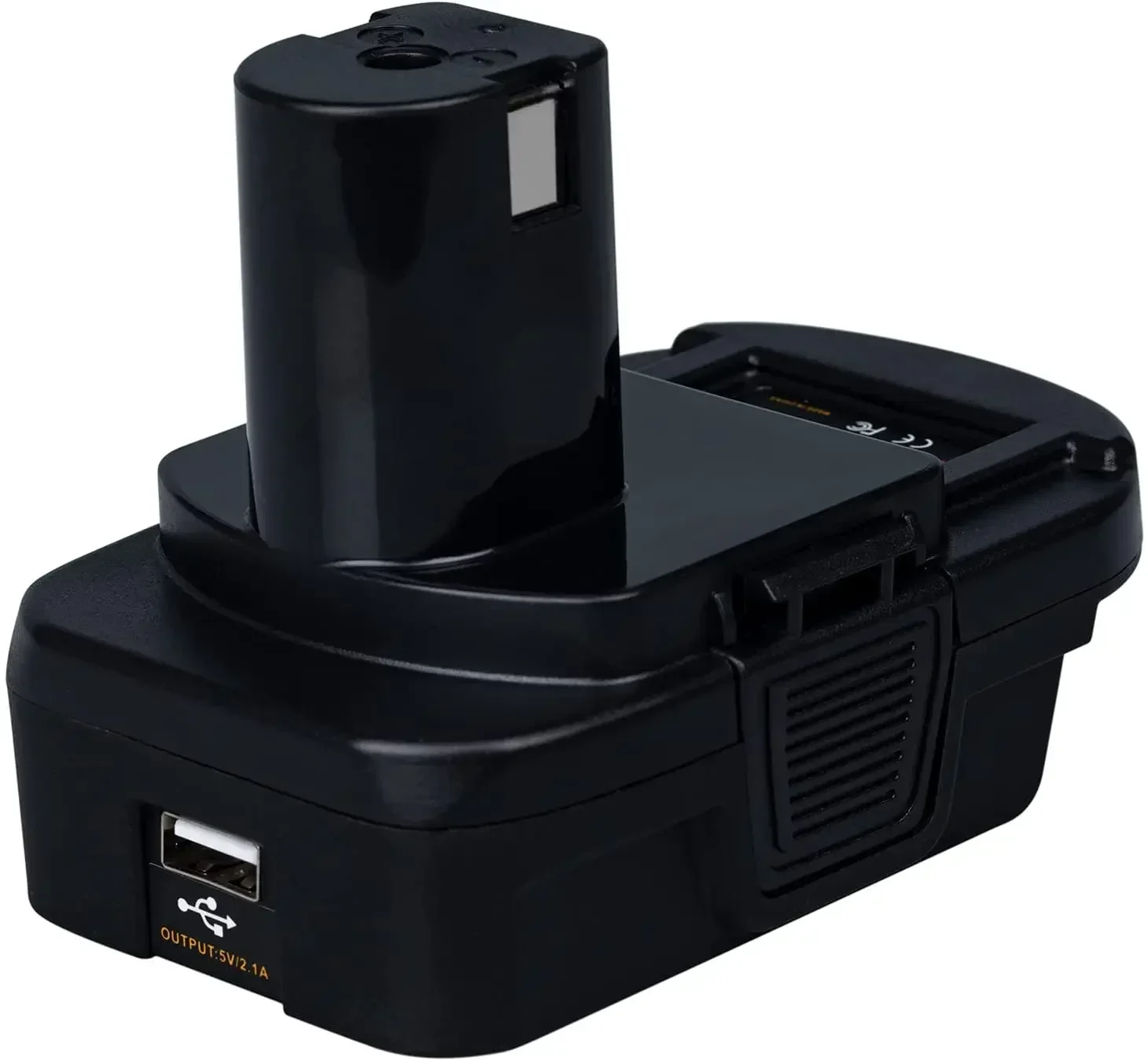 Imagem -02 - Adaptador Conversor de Bateria Dm18rl Usb para Ryobi 18v Ferramenta Converter para Dewalt 20v para Milwaukee 18v para Ryobi 18v Bateria