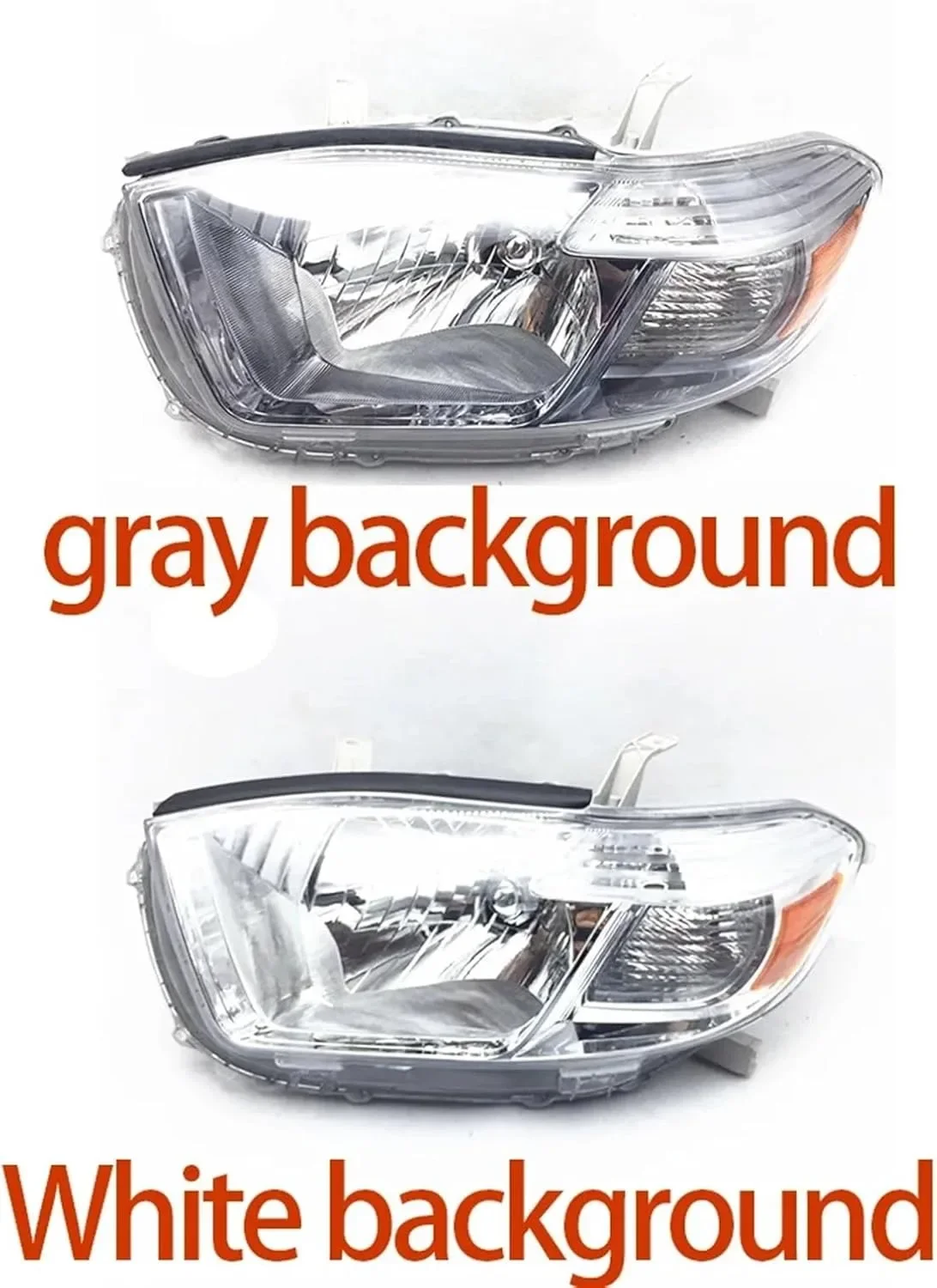For Toyota Highlander XU40 Kluger 2008 2009 2010 Front Bumper Head Light Headlamp Driving Headlight Turn Signal Lighdrlt