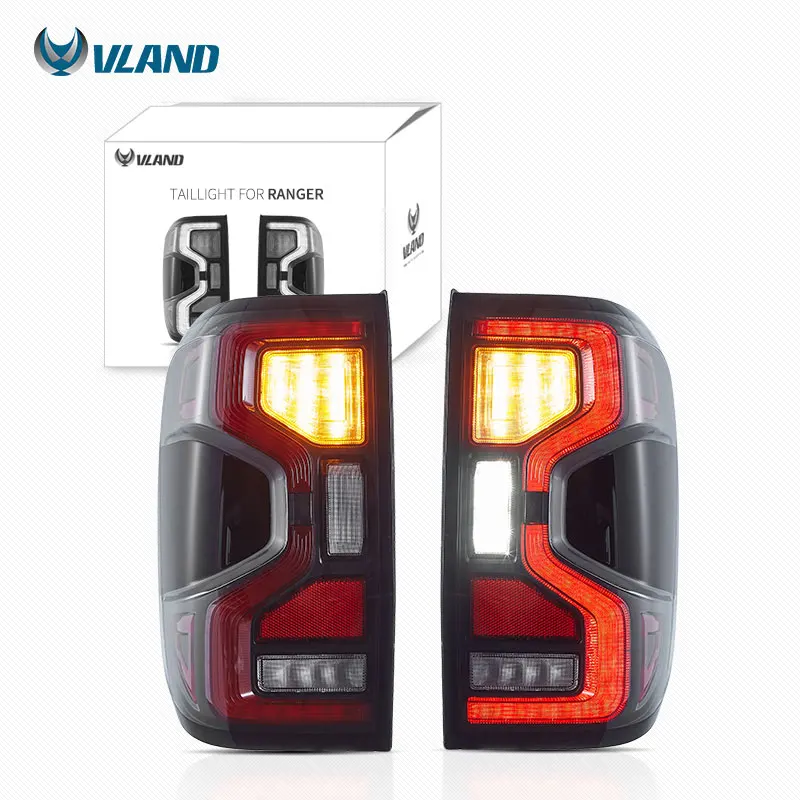 Factory Wholesale LED Tail Rear Lamp 2022-2024-UP T9 Car Tail Lights for Ford Ranger