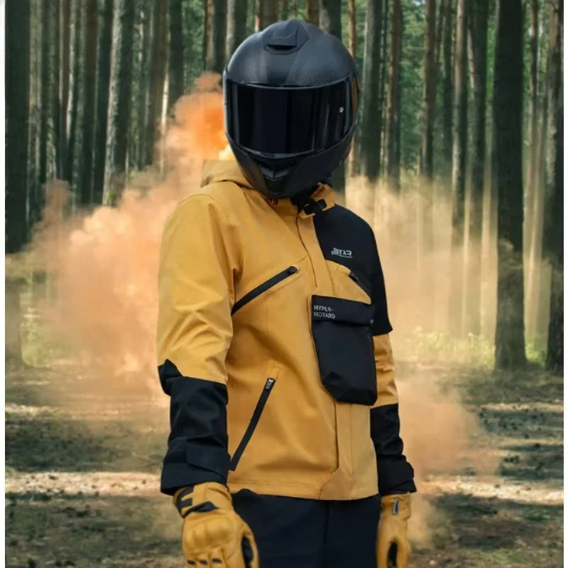 Motorcycle Riding Clothing for Winter Men's Warm Waterproof and Anti Fall Motorcycle Riding Clothing for Women's Four Seasons
