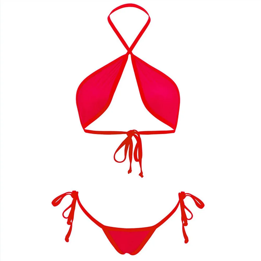 Bikini Indumenti da notte da donna Estate Maglia a rete Biancheria intima trasparente Reggiseno G-String Abbigliamento Taglia unica Lingerie sexy