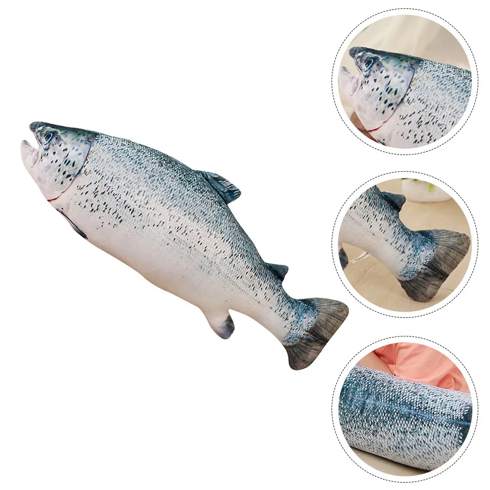 

1Pcs Bass Stuffed Animal Cute Festival Home Decoration Creative Sofa Pillow Kids Present Desktop Decoration Funny Fish Pillow