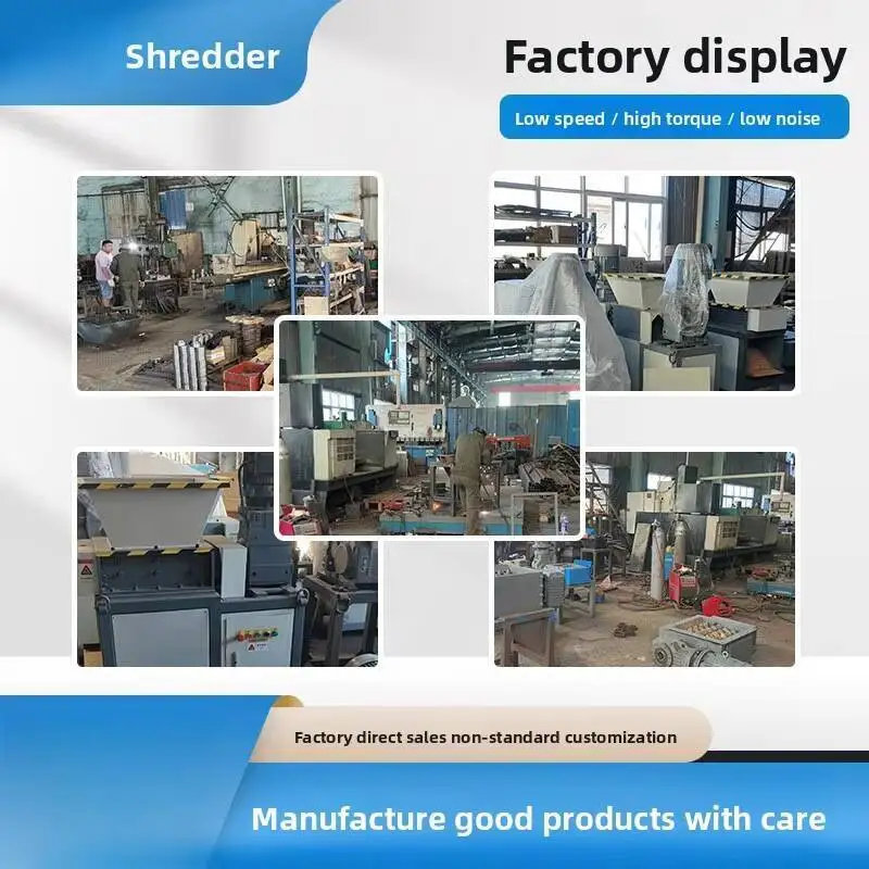 

New 300-type Crusher Large Material Shredder Waste Plastic Shredding Equipment Heavy Duty