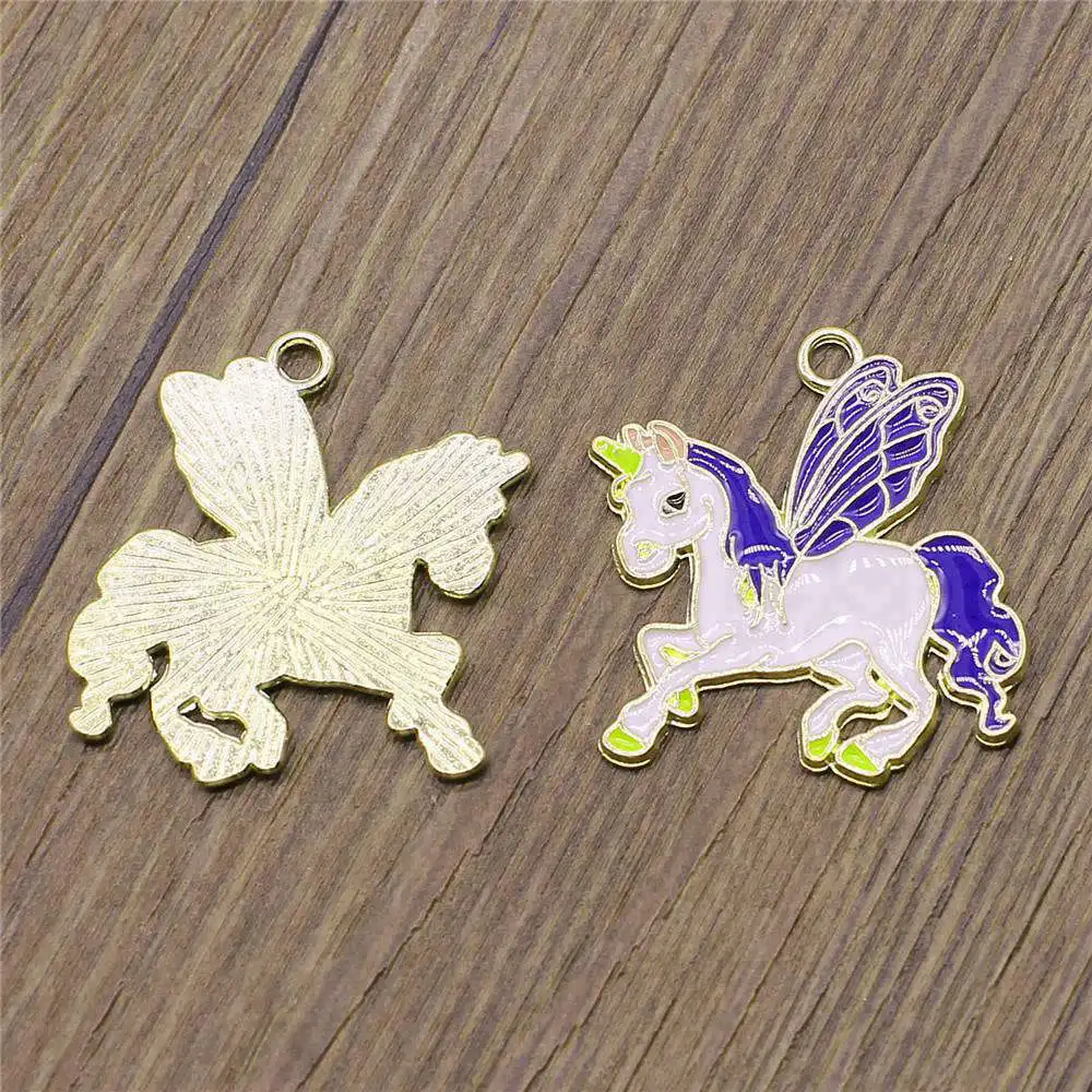 Elegant Animal Rabbit Unicorn Charms Pendant Boys Jewellery Wholesale Ornaments