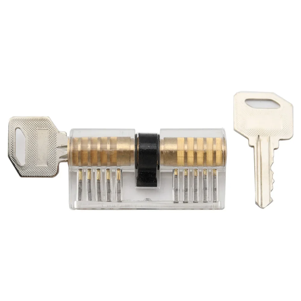 LG007 Blocco trasparente Pick Visibile Abilità di allenamento Tagliata all'interno Strumento per lucchetto in rame per la pratica dell'hardware del fornitore di fabbro
