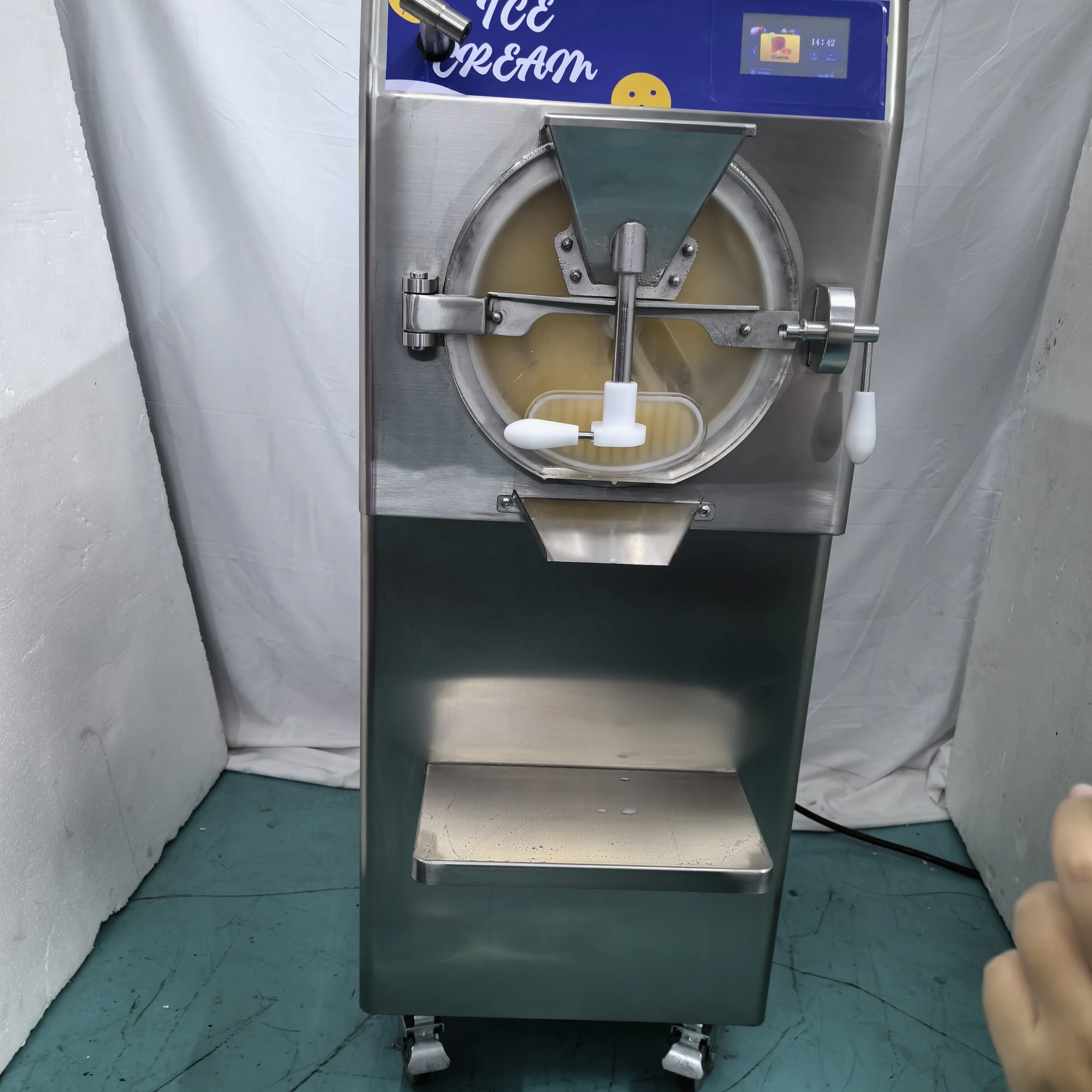 Strong stainless steel commercial Italian ice cream machine sorbet slush ice maker hard ice cream gelato machine