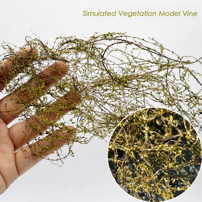 

Micro landscape simulation vegetation model vine sandtable platform decoration tank model shelter model train railway layout