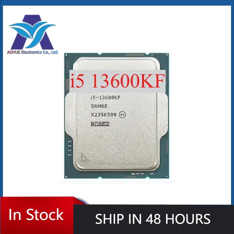 1pcs Brand New I5-13600KF I5 13600KF 14 Cores 20 Threads 5.1GHz Desktop Computer Processor with LGA 1700 Socket CPU