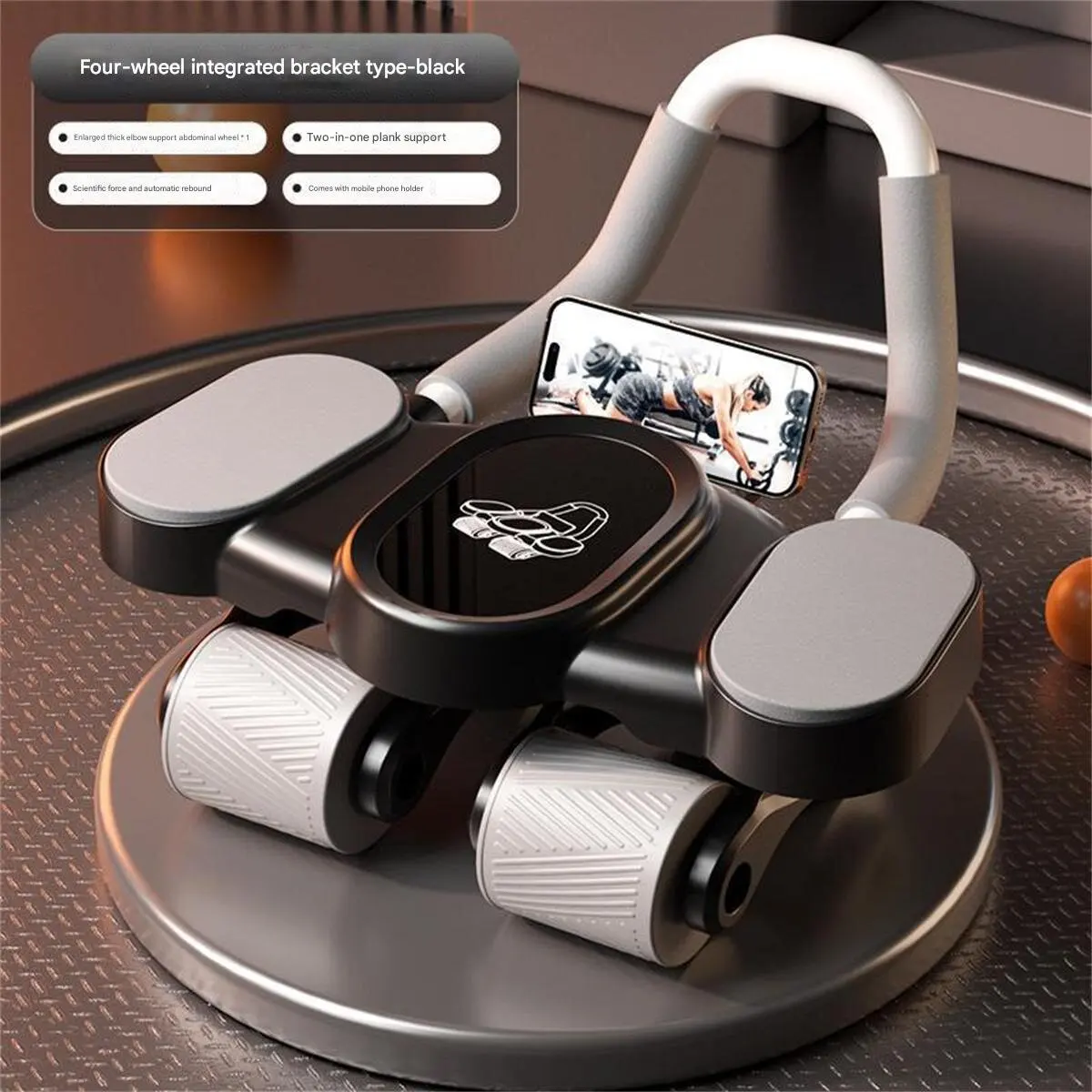 عجلة البطن الجديدة التي تحمل الوزن، الارتداد التلقائي للرجال والنساء، عجلة البطن، معدات اللياقة البدنية، قطعة أثرية رياضية منزلية abdo