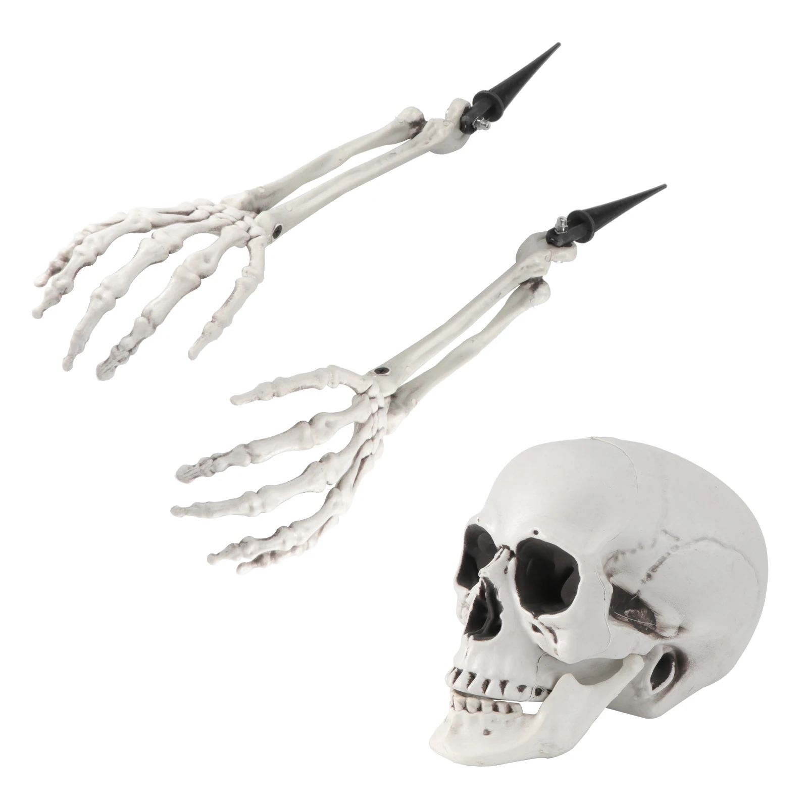 

Plastic H Bone Decorations Scary Halloween Props Party Skull Fake Bone Creepy Atmosphere Holiday Display