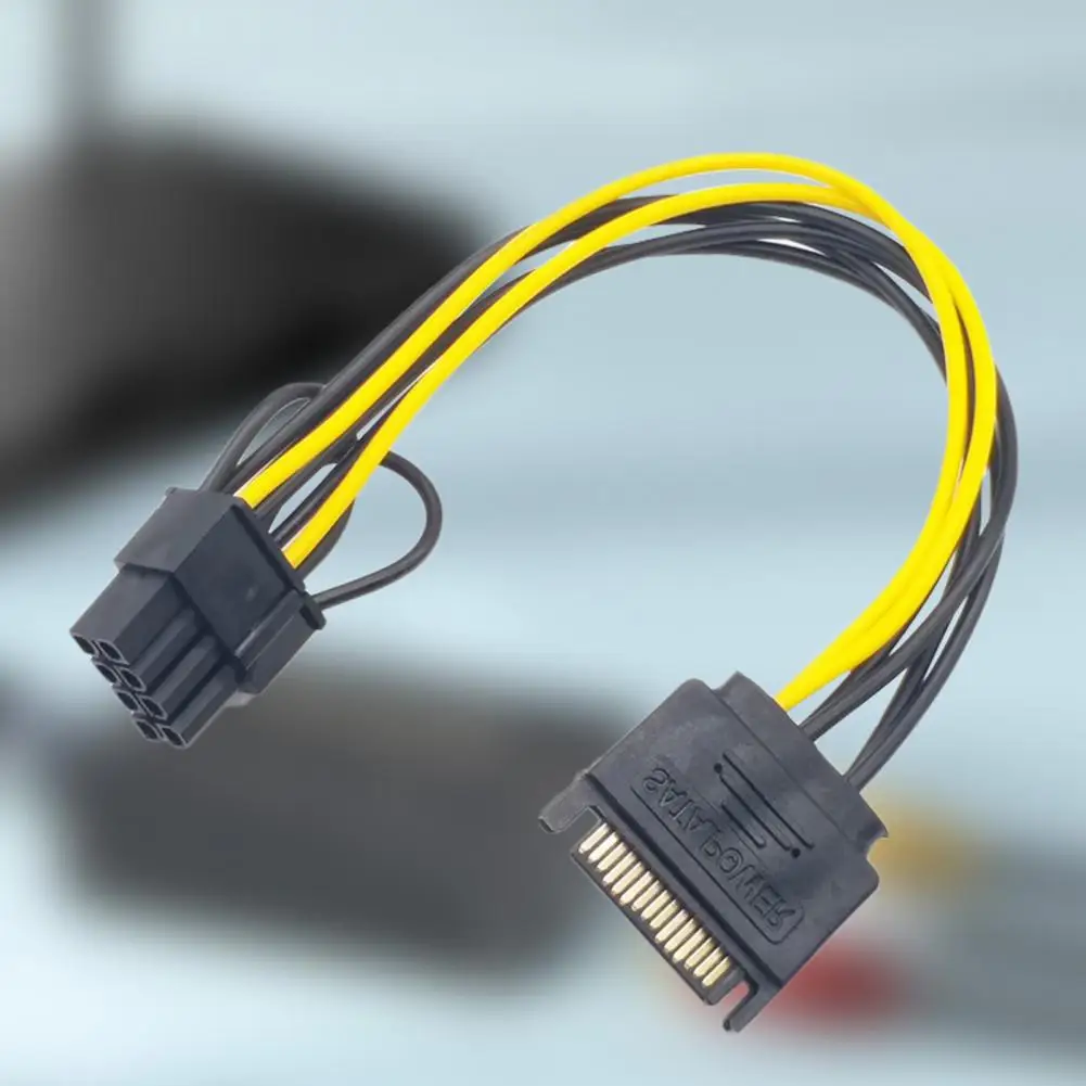 ユニバーサル軽量電源ケーブル,ケーブル,便利,耐摩耗性,15ピンから8ピン