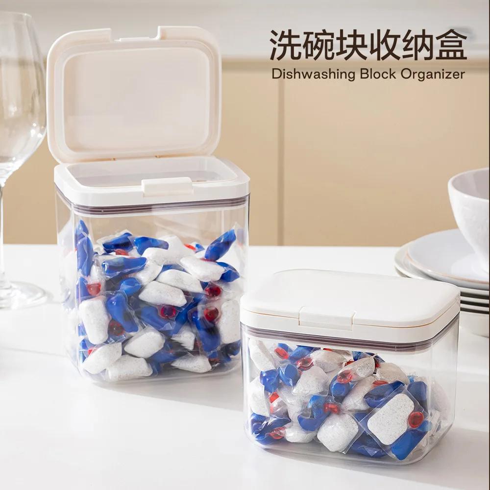 460-1800ml Sets Kitchen Stackable Sealed Jar Plastic Food Storage Box Multigrain Tank Bottle Dried Fruit Tea Storage Containers