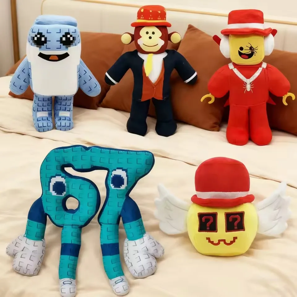 2026 جديد ستيل أ براينروت أزرق رقم. 67 لعبة قطيفة لدمى البيت اللطيفة المحيطة باللون الأزرق رقم. 67 لعبة لهدايا عيد الميلاد للأطفال #6