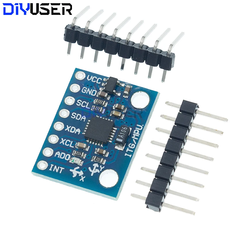 DIYUSER GY 521 MPU-6050 MPU6050 3 Axis Analog Gyro Sensors+ 3 Axis Accelerometer Module