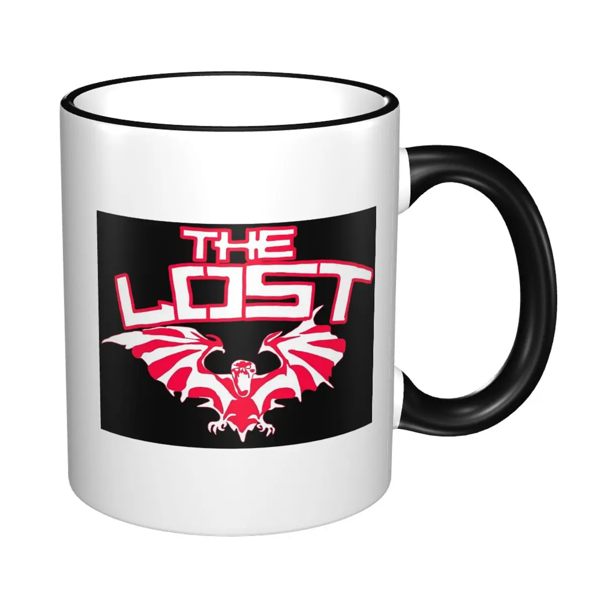 Bat Out Of Hell Inspired The Lost Jacket Logo Mug Funny Ceramic Coffee Cups Tea Mugs Milk Cup Drinkware Gift for Friends