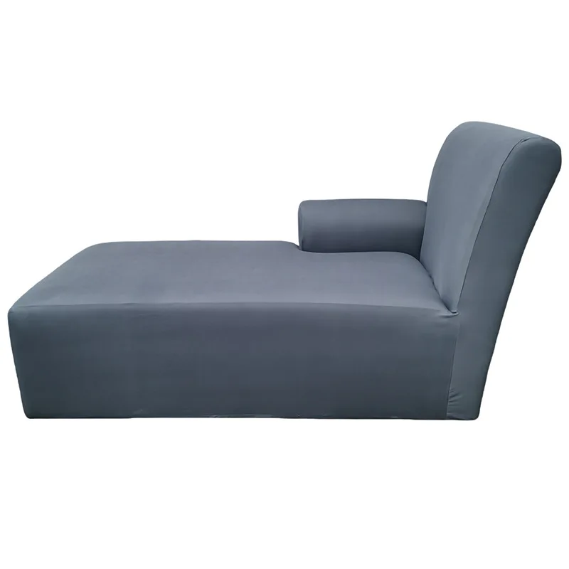 

Simple Left and Right Sofa Covers Elastic Full-wrapped Sofa Chair Covers Milk Silk L-shaped Solid Color Sofa Cover