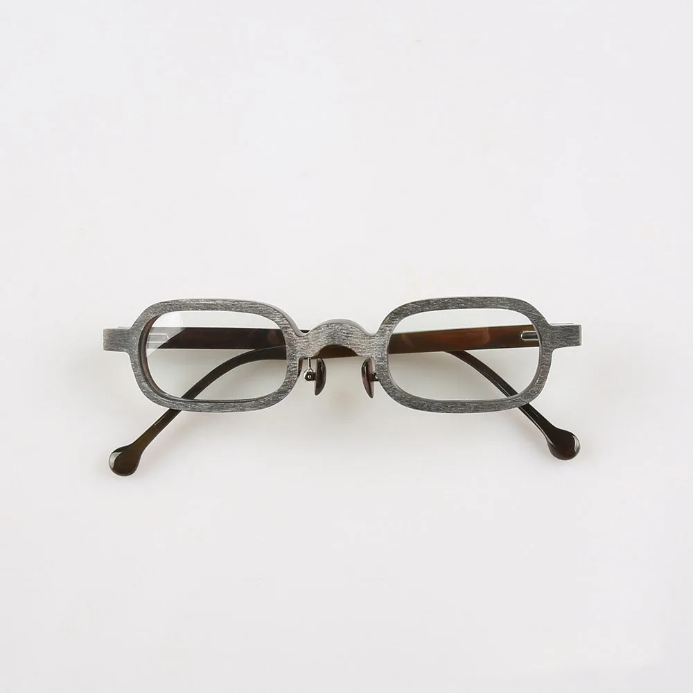 

Man's Glasses Frames Unique Optical Lenses Eyeglasses Square Classic Rough Handmade Buffalo Horn Prescription Eyeglass Frames