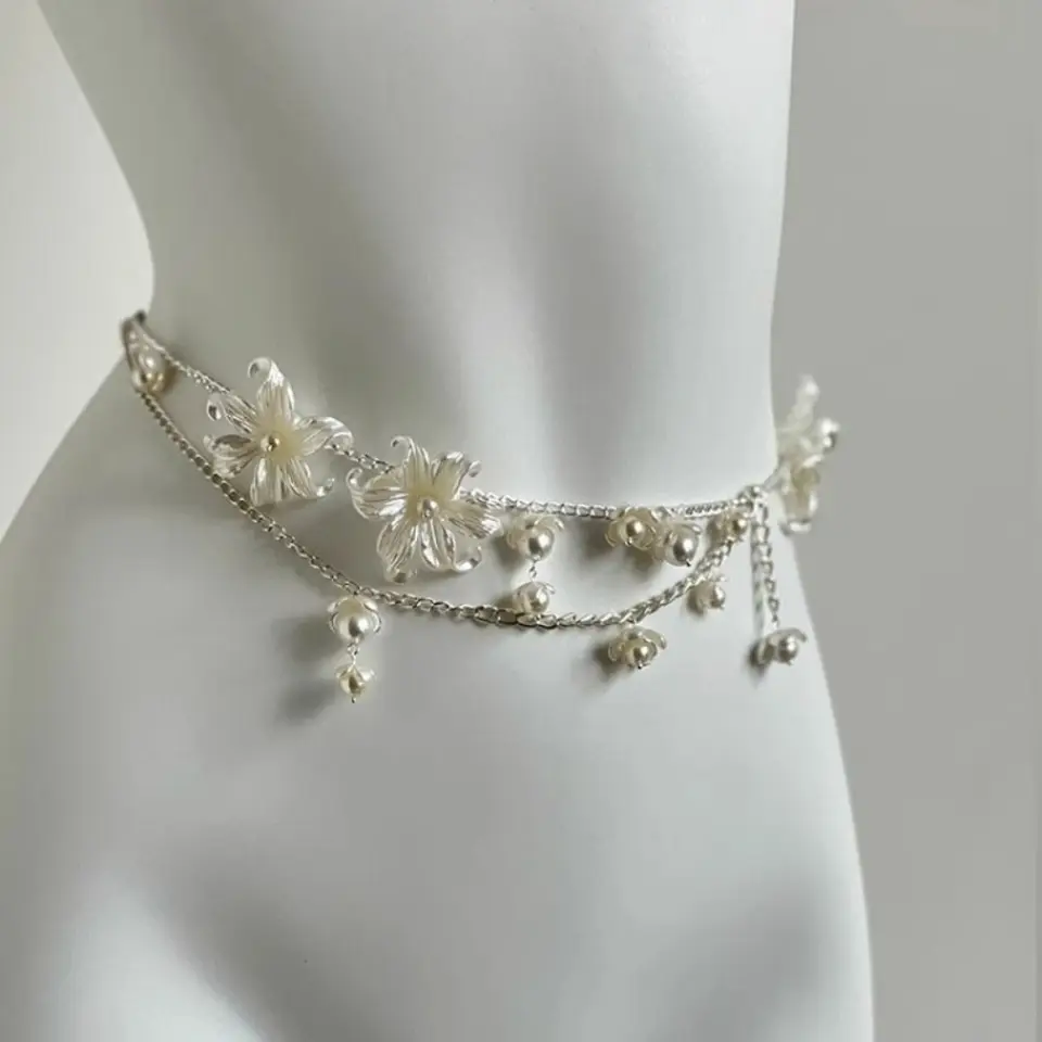 Fashion Elegant Pearl Waist Chains Waist Accessory Versatile  display picture 1