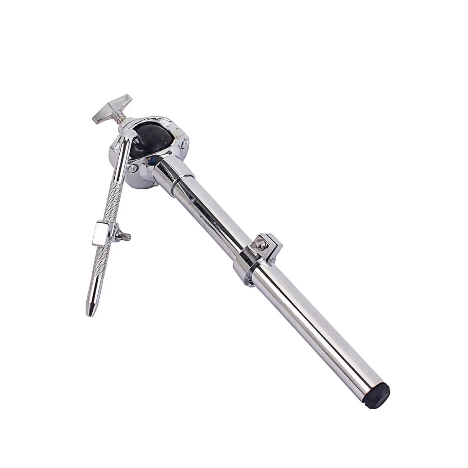 Metal Drum Rod Gyro Head Mount for Drum Rack and Percussion Hardware Kit Professional Drum Set Accessory Silver Finish