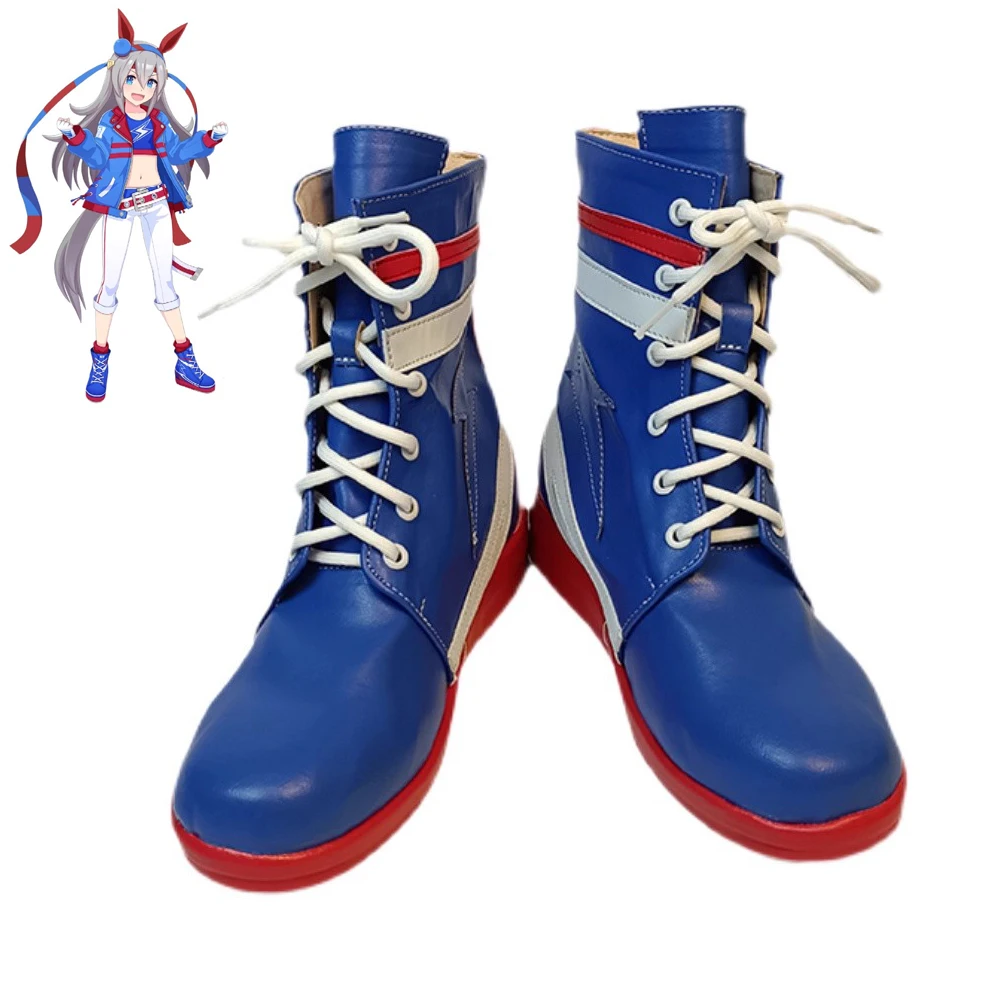 

Игра Umamusume Pretty Derby Oguri, кепка, обувь для косплея, ботинки, аниме, карнавальный костюм на Хэллоуин, аксессуары, реквизит