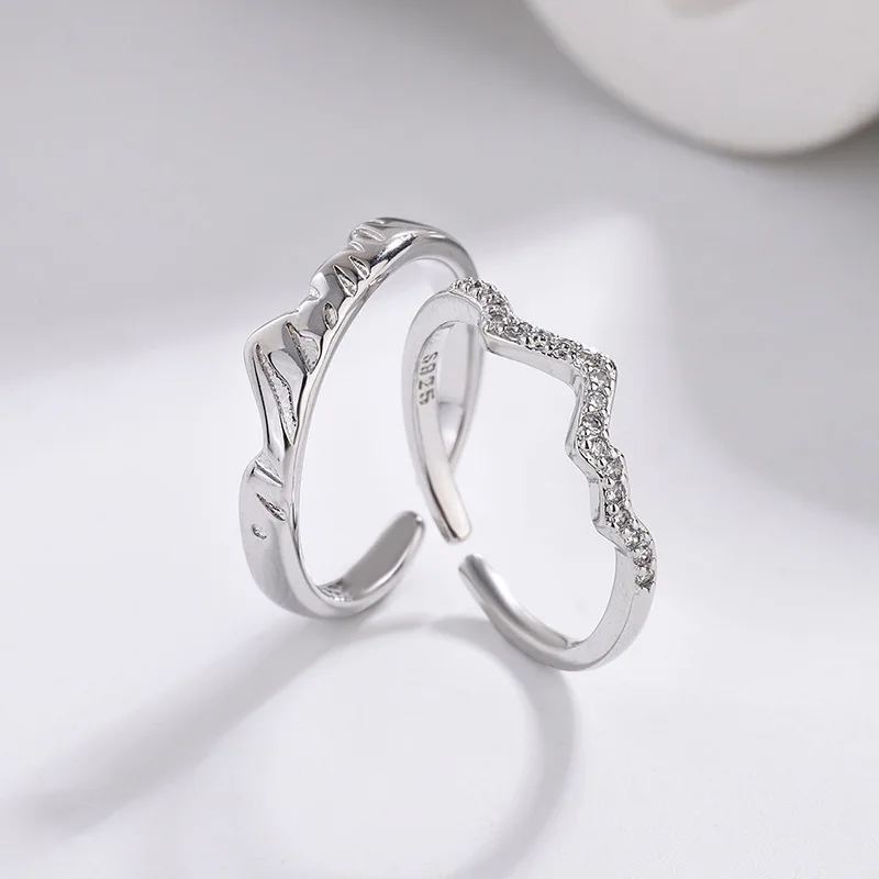 

925 Sterling Silver Mountain Rings For Women Wedding Luxury Designer Fine Jewelry Accessories News Trends 2023