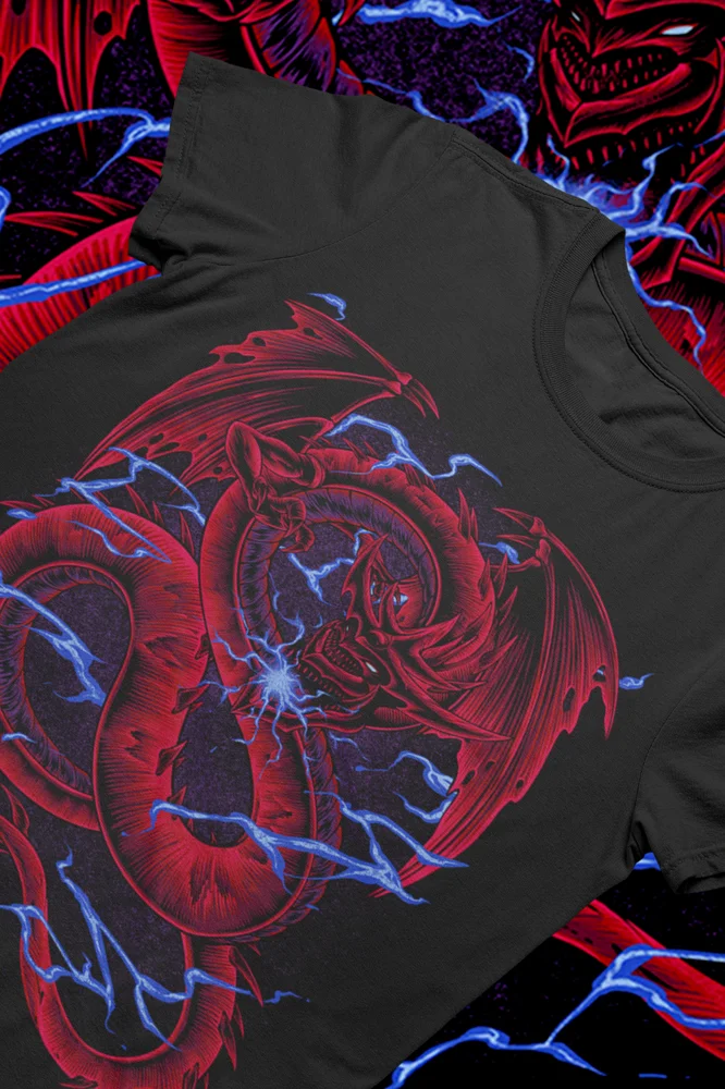 Slifer Sky Dragon Shirt Yu Gi Oh Tshirt YuGiOh T-Shirt Yami Atem Anime Tee Manga