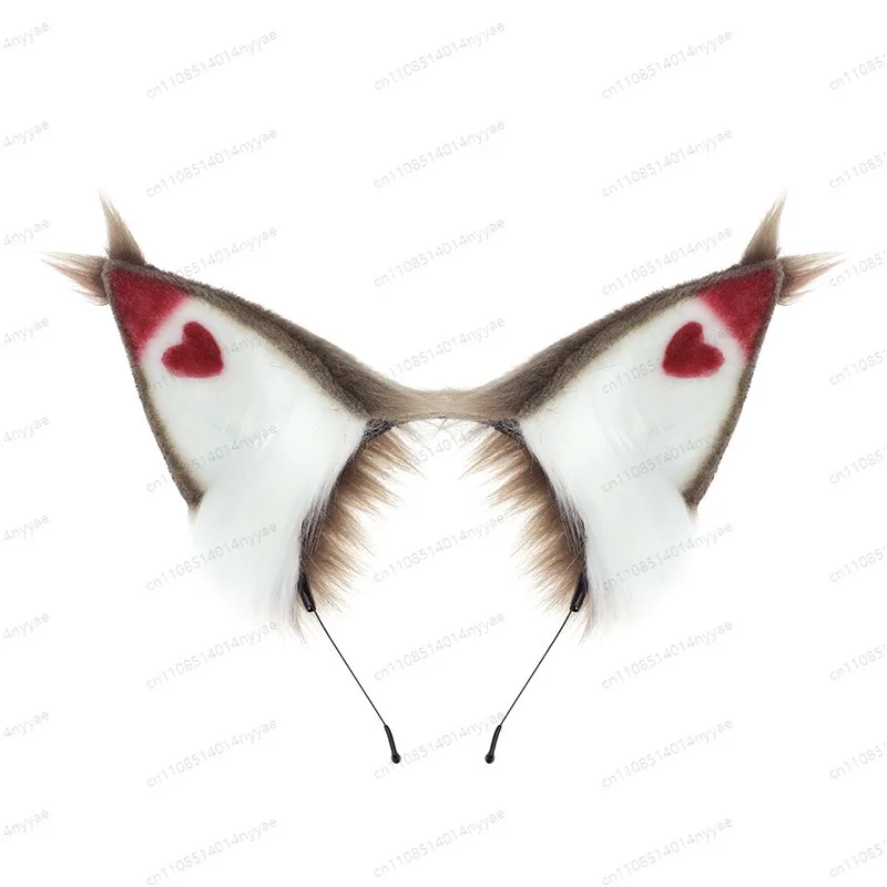 Alastor Radio Demon Ears Headband for Halloween Cosplay, Hazbin Hotel Inspired Costume Hair Clip, Convention Accessory