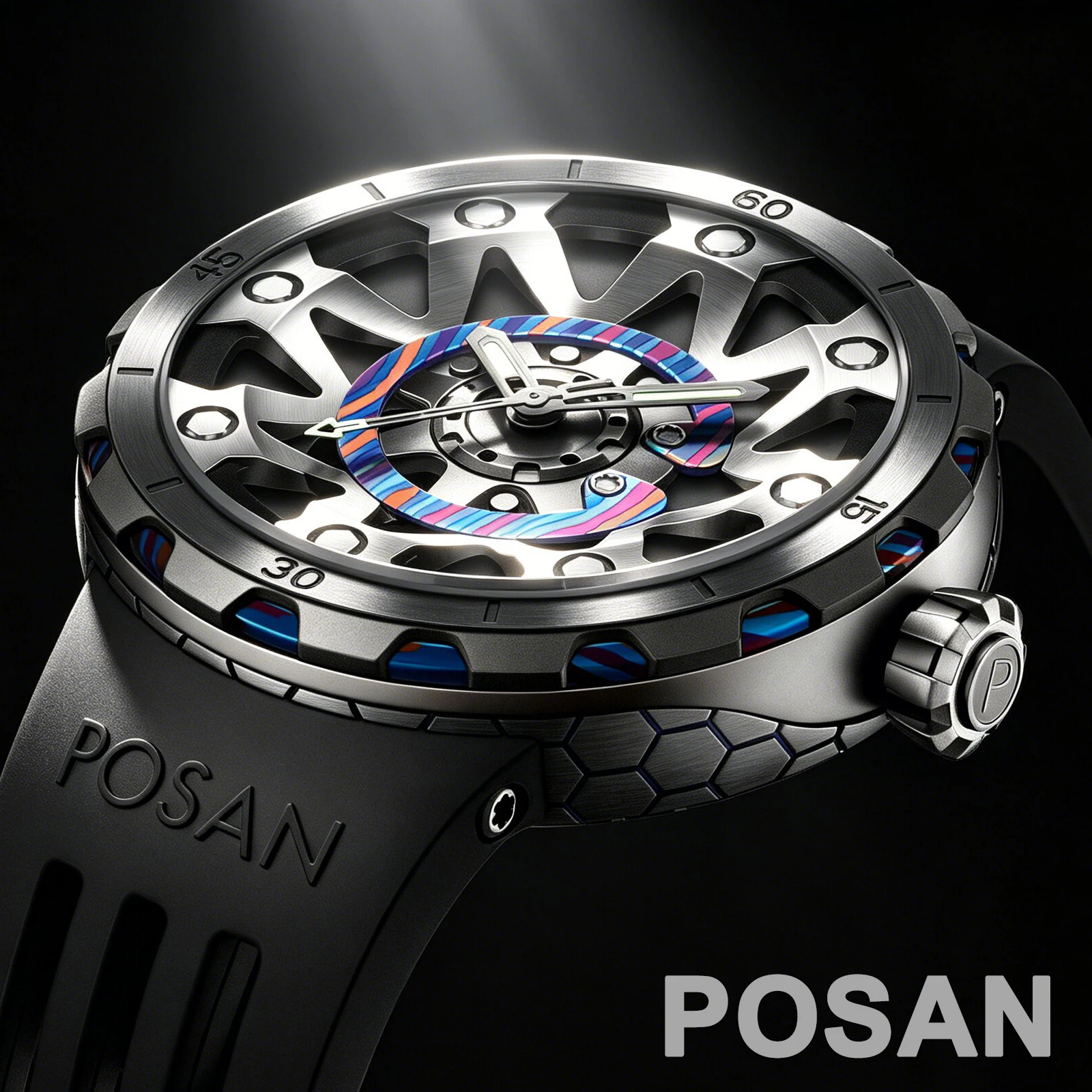 【¥37,713】PINDU+POSAN チタン機械式時計 82S0 オレンジ 特別割引-アリエク特価アラート