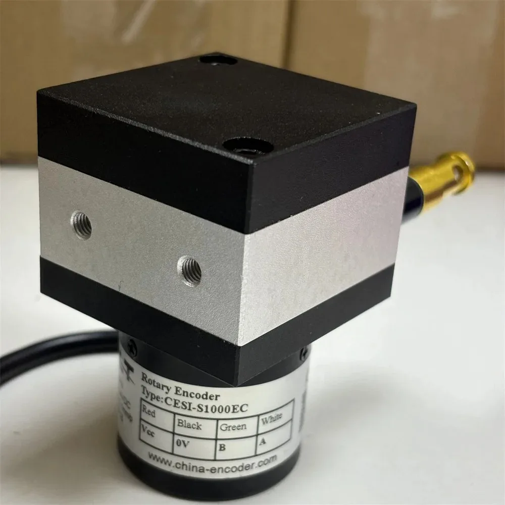 NPN output 1000mm draw wire encoder displacement sensor 8-24Vdc CALT CESI-S1000EC linear encoder draw wire sensor