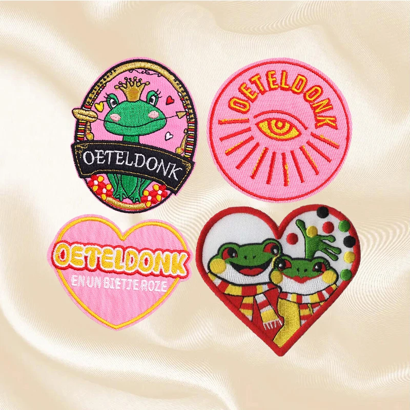 2-5 Stuks Set Nederland Oeteldonk Embleem Borduren Patch Op Kleding Jassen Carnaval Voor Nederland Ijzer Op Patches voor Kleding