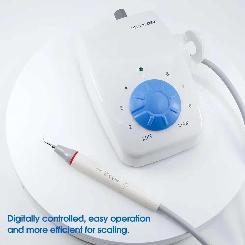 Medical UDS-K LED Ultrasonic Toothbrush:Auto-Tracking Frequency,Pluggable,Supple Cleaning,Superior Care,Digitally controlled