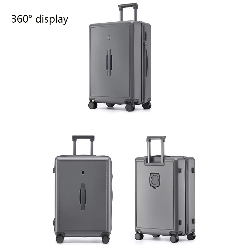 Trendy Large Capacity 28 Inch Suitcase Men TSA Lock Universal Wheel 20 " Boarding Box Girl Multi Function PC Lightweight Luggage