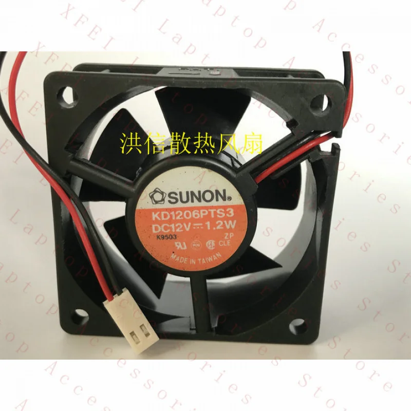 

D 1PC FOR SUNON KD1206PTS3 Cooling Fan DC12V 0.8W 6025 6cm 60*25MM New